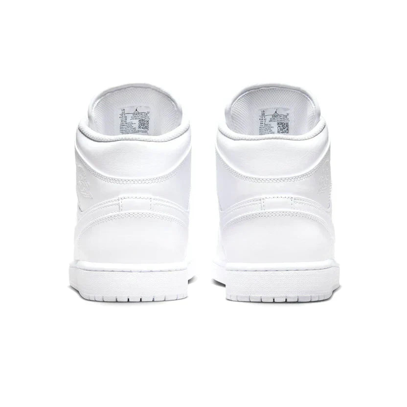 Air Jordan 1 Mid 'Triple White' (2022)